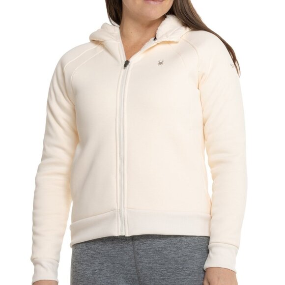 NEW - Spyder Womens Sherpa Fleece Zip Up Jacket - Large - Picture 1 of 4